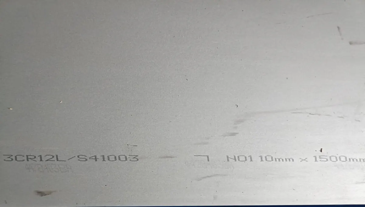 Plat stainless steel 3CR12